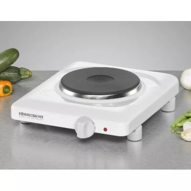 Rommelsbacher THL 1097 - Galda plīts - Balta - 1000W - 1m - 24,5 cm - 27,5 cm