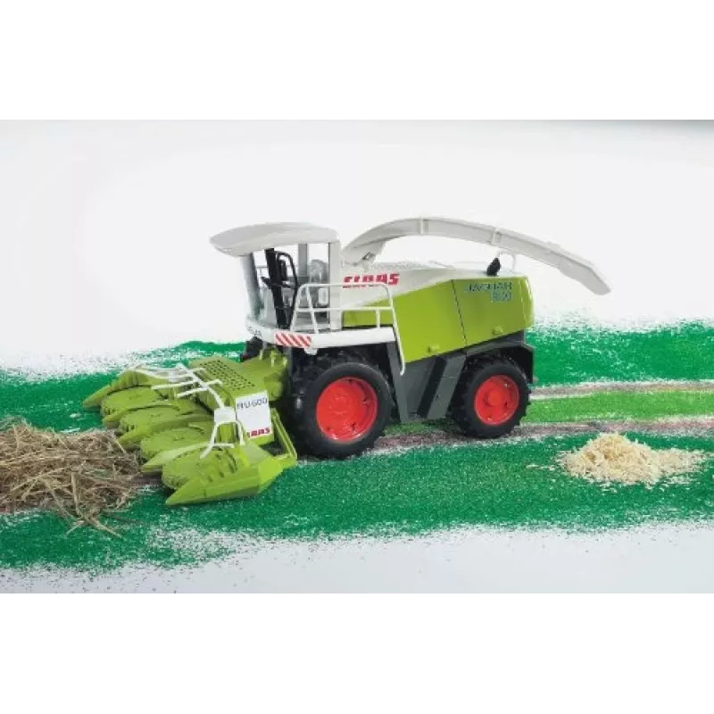 Rotaļlietu lopbarības kombains BRUDER Claas Jaguar 900, plastmasa, ieteicamais vecums 4+