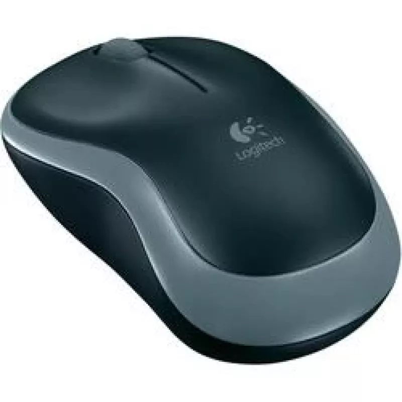 Logitech M185 Bezvadu optiskā pele Ambidextrous Pelēka 910-002238
