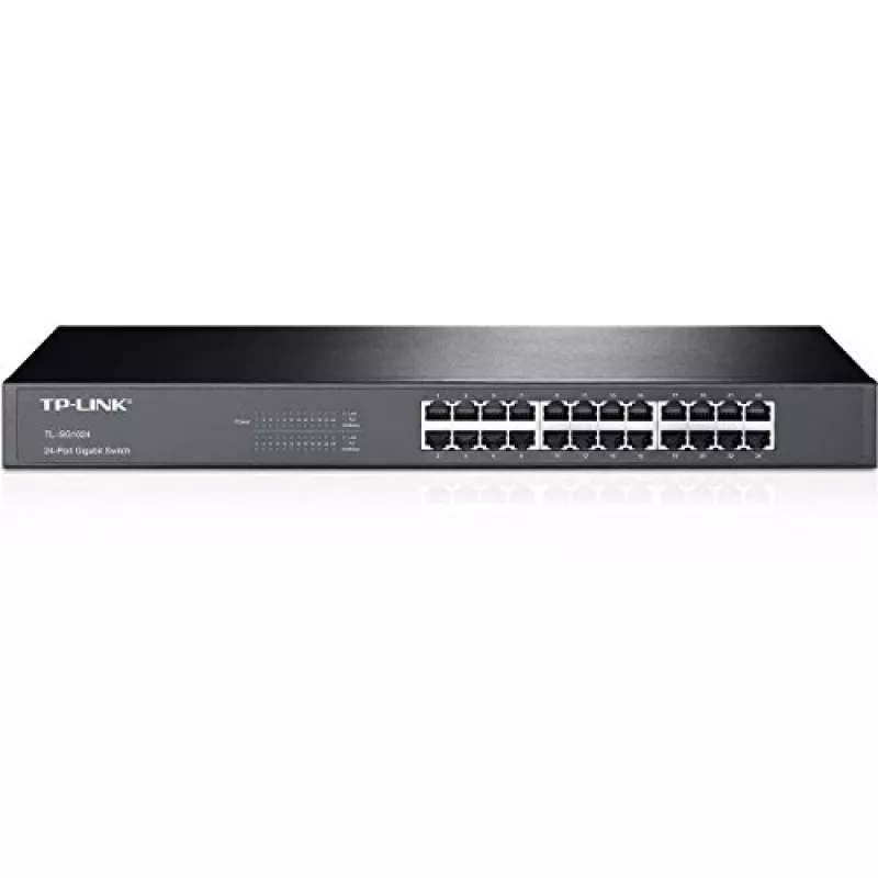 TP-Link TL-SG1024 24-Portu Gigabit Tīkla Slēdzis, Neuzraudzīts, 19 inch Rack, 1U