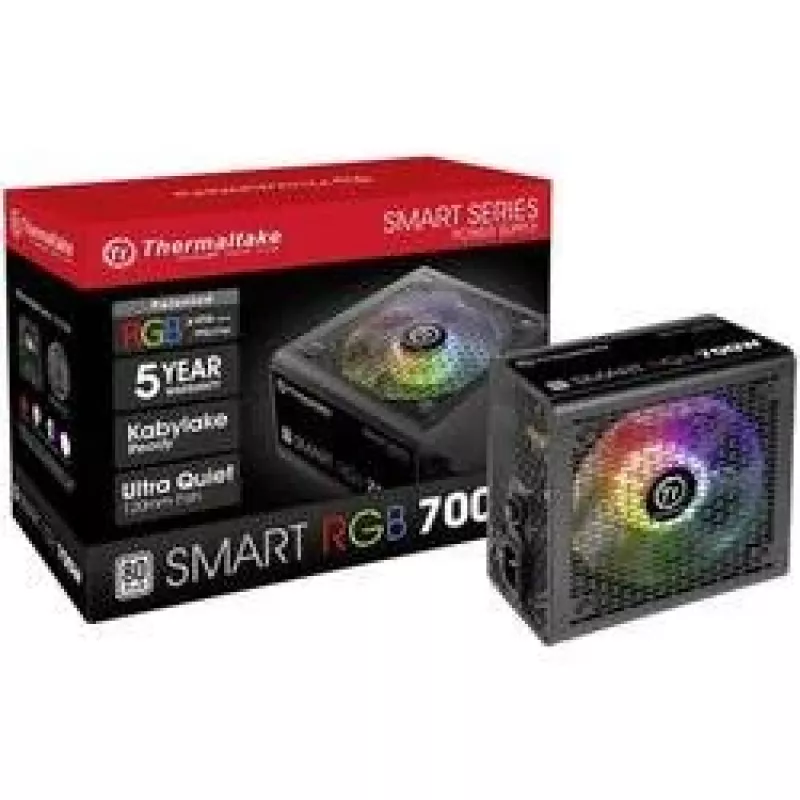 Barošanas bloks Smart 700W RGB, 80PLUS, 230V EU, 2xPEG, 120mm, Single Rail