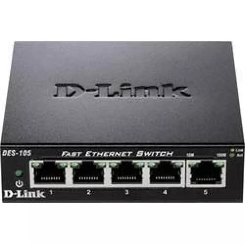 D-Link DES-105 Nenodrošināts L2 Slēdzis