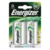 Energizer NiMH uzlādējamās D baterijas 2500mAh - 2 iepakojums
