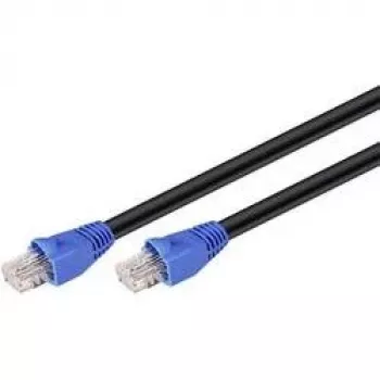 Goobay 94389 Ethernet Patch kabelis melns