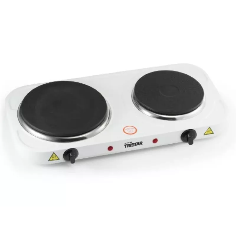 Tristar Divu Plītu Elektriskā Plīts KP-6245, 2500W, 15,5/18,5 cm