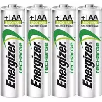 Energizer ACCU Recharge Power Plus NiMH uzlādējamas AA baterijas 2000mAh 4 iepakojums