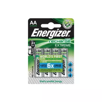 Energizer ACCU Recharge Extreme NiMH AA uzlādējamās baterijas 2300mAh 4 iepakojums
