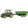 BRUDER John Deere 5115 M traktors ar izgāžamo piekabi