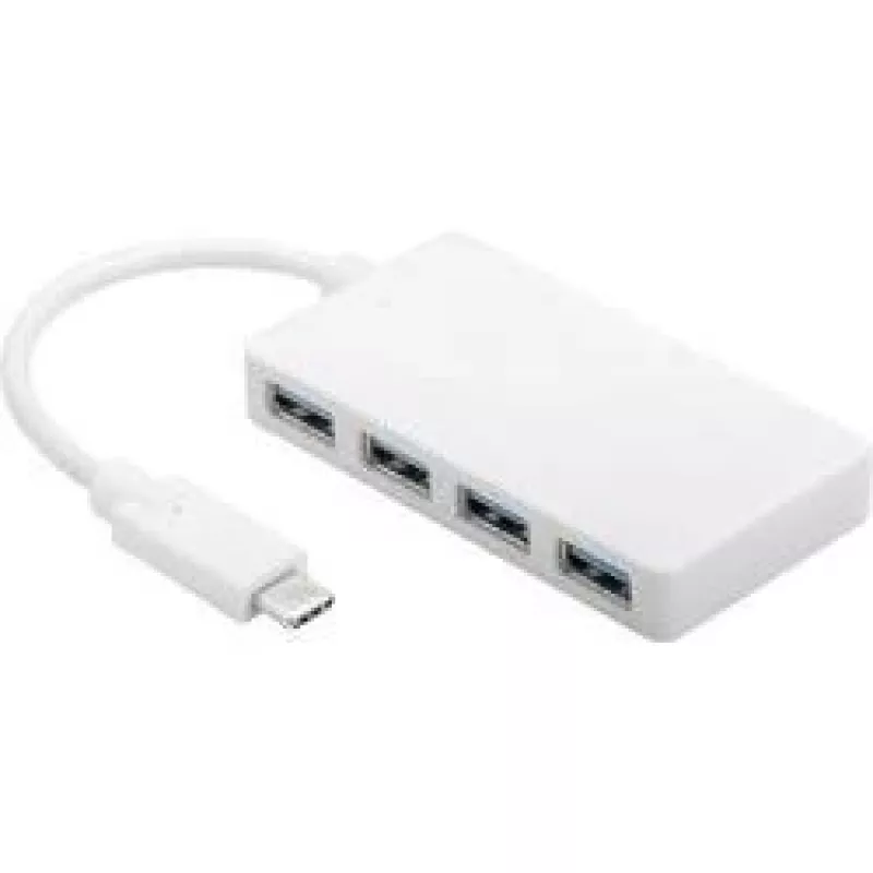 Wentronic Goobay USB-C™ 4x Multiport Adapter, Balts - 4x USB 3.0 A ligzda uz USB-C™ spraudni (66274)