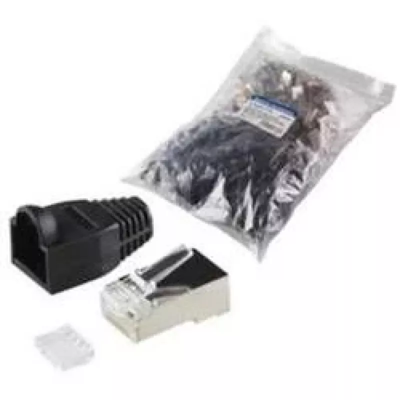 RJ45 savienotājs LogiLink MP0022 Melns Caurspīdīgs