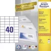 Avery Zweckform 3651 Universālās etiķetes 52,5 x 29,7 mm 100 loksnes balta