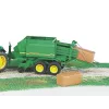 Rotaļu transportlīdzeklis un trase BRUDER 02017, plastmasa, 3+ gadi, melns/zaļš/dzeltens