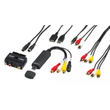 Gembird UVG-002 Audio/Video uztvērējs (Composite Video/Stereo RCA/SCART-S-Video, USB 3.0)