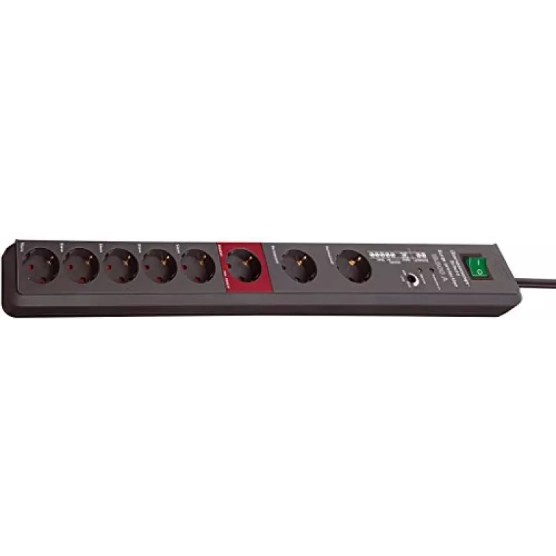 Brennenstuhl 1159490936 pagarinātājs 3 m, 8 kontaktligzdas, antracīts