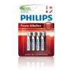 Philips Power Alkaline AAA baterijas, 4 iepakojums