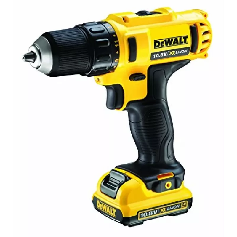 DeWALT DCD bezatslēgas 10,8V bezvadu urbjmašīna-skrūvgriezis Li-Ion, Eiropas kontaktdakša