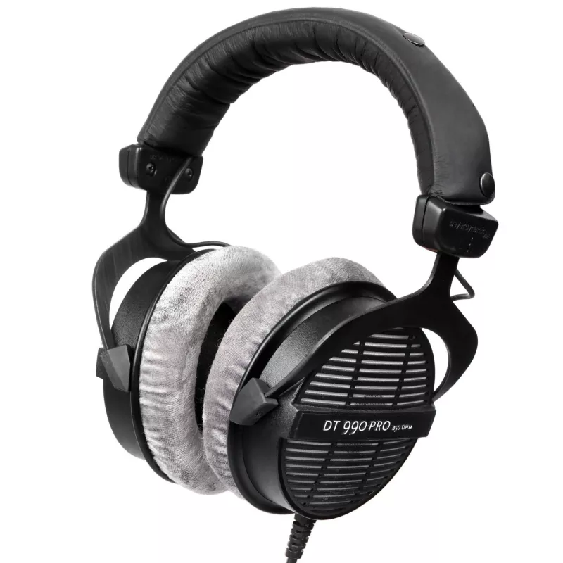 Beyerdynamic DT 990 PRO 250 omu atvērtās studijas austiņas, melnas