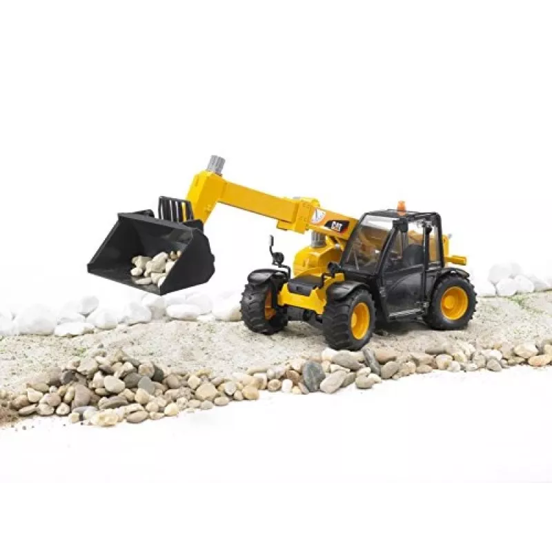 Bruder 02141 Caterpillar Telehandler plastmasas lauksaimniecības un būvniecības rotaļlieta