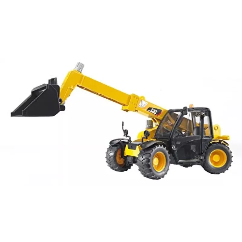 Bruder 02141 Caterpillar Telehandler plastmasas lauksaimniecības un būvniecības rotaļlieta