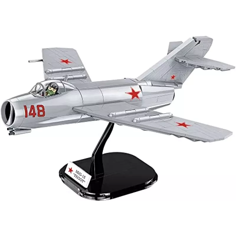 COBI Historical Collection Korejas karš MIG-15 NATO kods Fagot Padomju Reaktīvais Iznīcinātājs