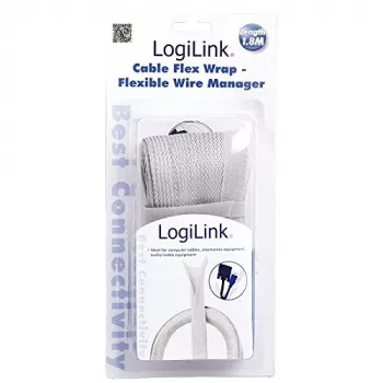 LogiLink KAB0007 Kabeļu saite Pelēka