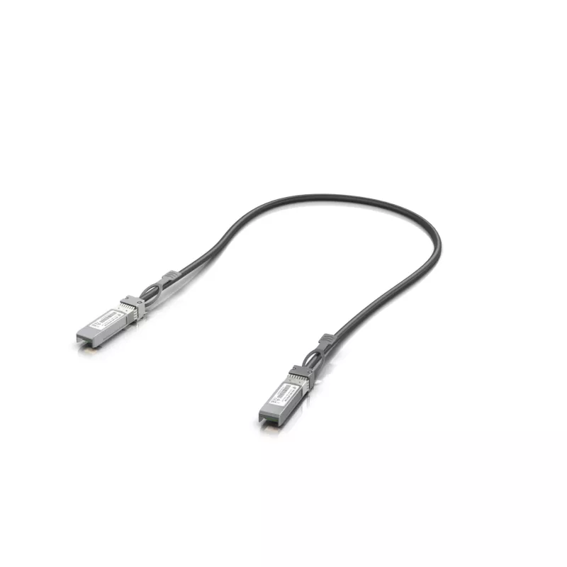 Ubiquiti UACC-DAC-SFP28-0.5M tiešā pieslēguma vara kabelis 0.5m melns