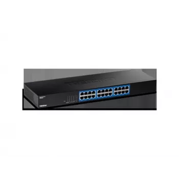 TRENDnet 24-Portu Gigabit Slēdzis TEG-S25, 24 x Gigabit RJ-45, 48Gbps, bez ventilatora, metāla korpuss
