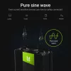 Autoinvertors Green Cell INV21 6000 W, 24V līdzstrāva uz maiņstrāvu, 230V izeja, 2x USB PD, aktīvā dzesēšana, noņemami līdzstrāvas savienotāji, melns