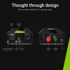 Autoinvertors Green Cell INV21 6000 W, 24V līdzstrāva uz maiņstrāvu, 230V izeja, 2x USB PD, aktīvā dzesēšana, noņemami līdzstrāvas savienotāji, melns