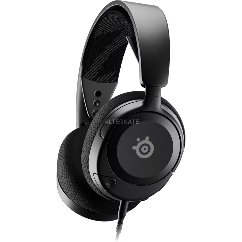 SteelSeries Arctis Nova 1 Vadu austiņas Spēļu galvas saite Melna