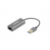 Natec Cricket NNC-1924 USB 3.0 Type-A uz RJ45 Ethernet adapteris, 1000 Mbit/s, 15 cm kabelis, melns