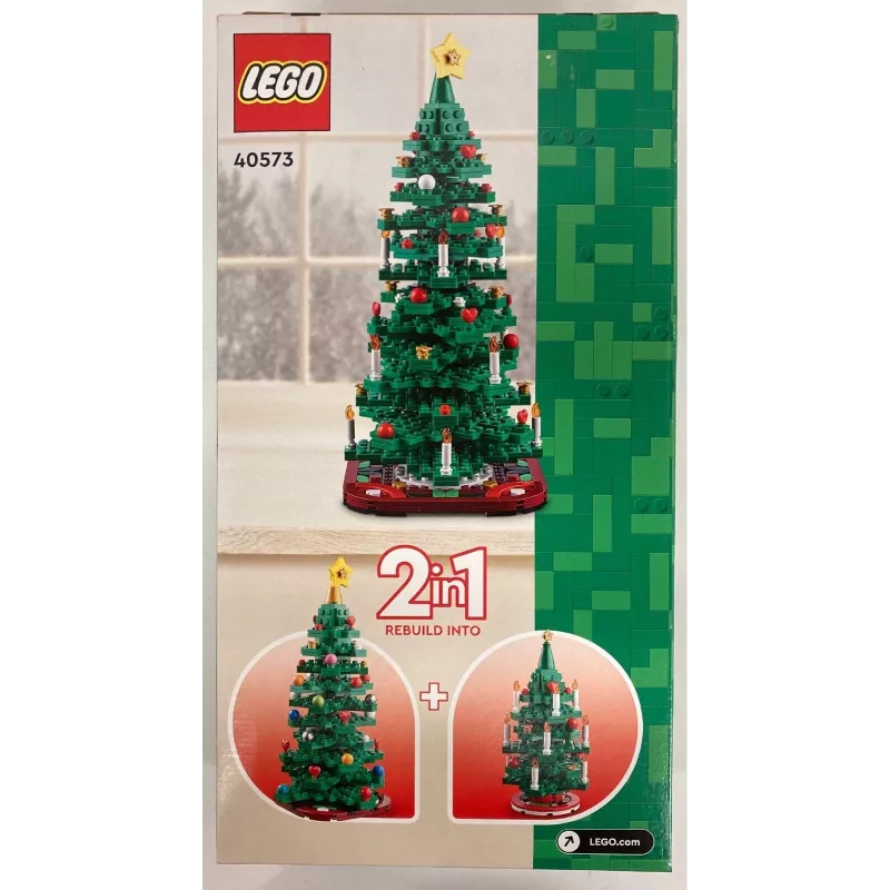 LEGO Ziemassvētku eglīte komplekts 40573 – sezonāls dekoratīvs modelis