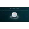 Temperatūras un mitruma devējs Shelly H&T ar Wi-Fi, darbojas ar akumulatoru, melnā krāsā