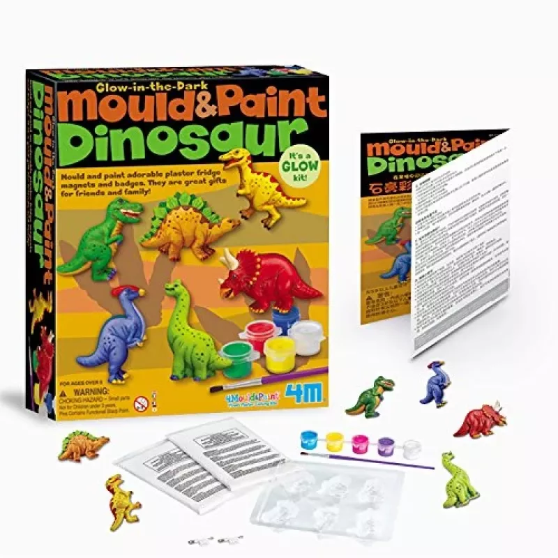 4M Ģipša lējumi, Dinozauri