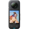 Insta360 X3 CINSAAQ/B 360° darbības kamera, 5,7K, 72 MP, 5760×2880, 100 fps, CMOS, LCD displejs, melna
