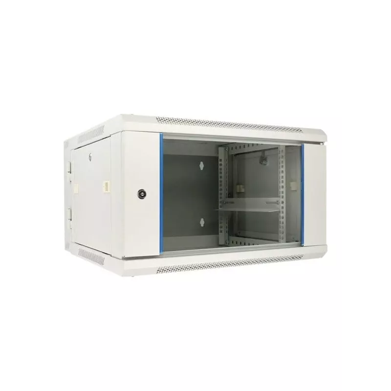 Extralink sienas skapis 6U 600x600 AZH pelēks, veramais tips
