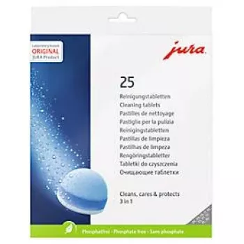 JURA 3-fāžu tīrīšanas tabletes (25 iepakojums)