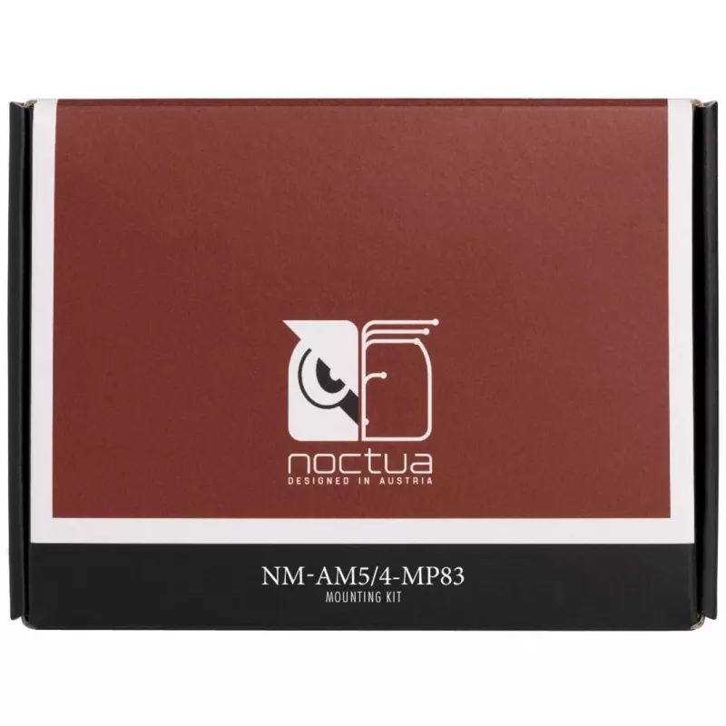 Montāžas komplekts Noctua NM-AM5/4-MP83 Black Chrome ligzdām AM4 un AM5