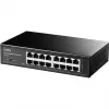 Tīkla slēdzis Cudy GS1016 — 16 portu Gigabit Ethernet (10/100/1000), 32 Gbit/s komutācija, montējams statīvā, barošana no tīkla