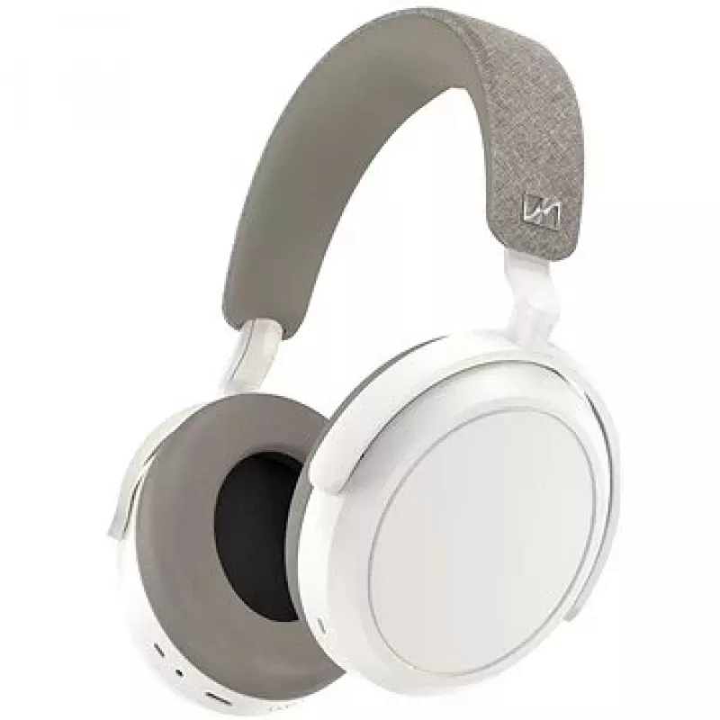 Sennheiser MOMENTUM 4 Wireless 509267 austiņas, kas apņem ausi, Bluetooth 5.2, ANC, 60 st., 2,5 mm, USB-C, baltas