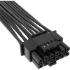 CORSAIR CP-8920284 iekšējais strāvas kabelis 12VHPWR uz 8+8 kontaktu PCIe, plakans, līdz 600 W