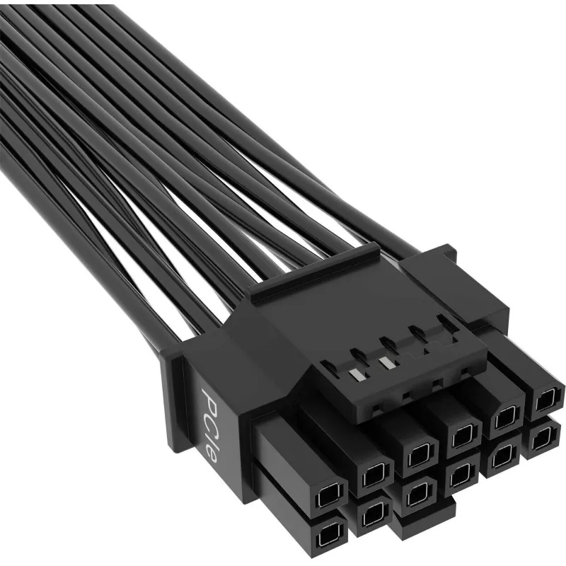 CORSAIR CP-8920284 iekšējais strāvas kabelis 12VHPWR uz 8+8 kontaktu PCIe, plakans, līdz 600 W