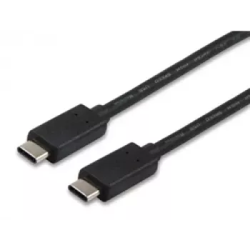 Equip USB 2.0 Type C kabelis, 1m, melns