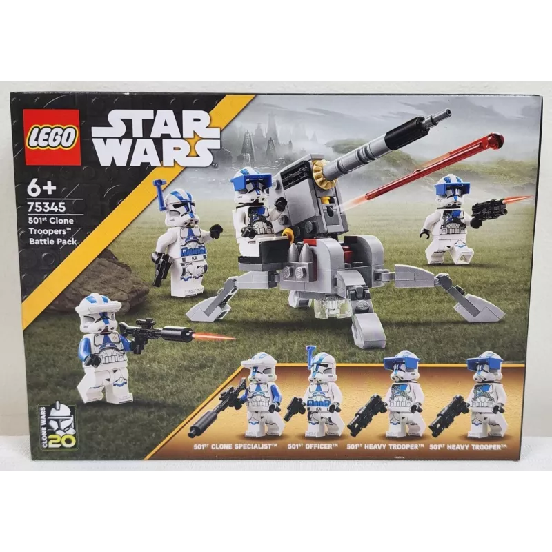LEGO 75345 Zvaigžņu kari 501. leģiona kaujas komplekts būvējama rotaļlieta