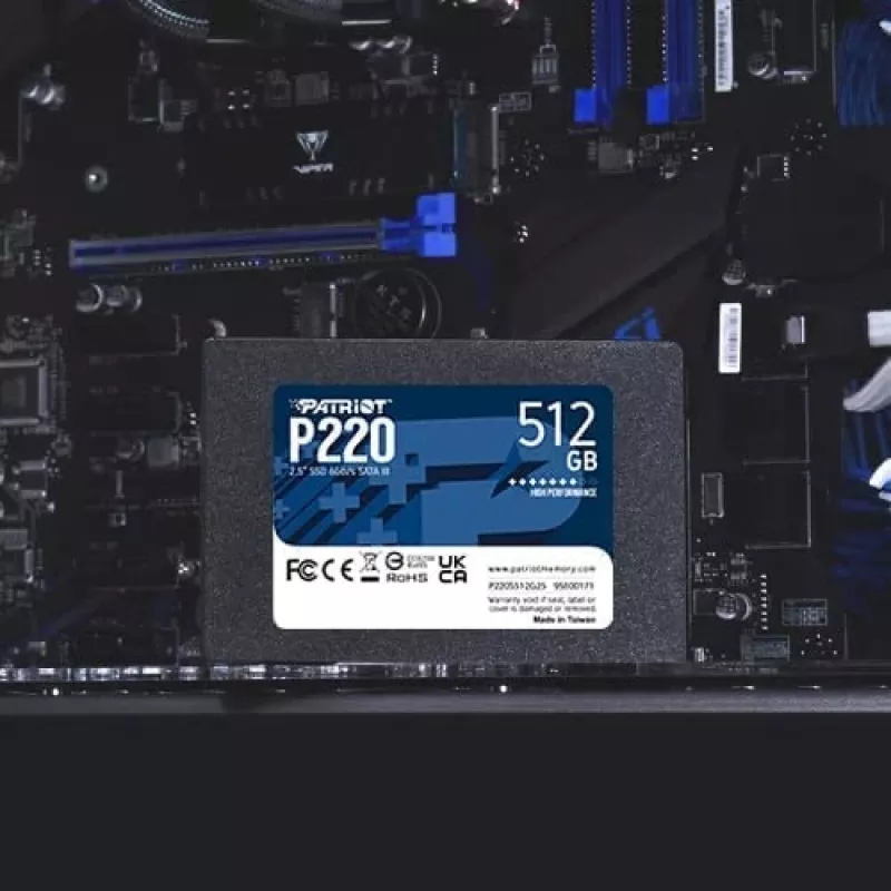 Patriot Memory P220 512 GB SSD disks, 2,5″, SATA III (P220S512G25)