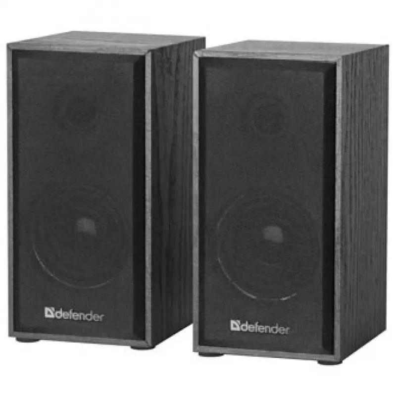 DEFENDER SPK-240 vadu darbvirsmas skaļruņi, 2.0, 6 W RMS, USB barošana, 3.5 mm, melni