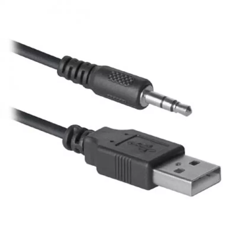 DEFENDER SPK-240 vadu darbvirsmas skaļruņi, 2.0, 6 W RMS, USB barošana, 3.5 mm, melni