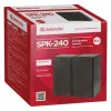 DEFENDER SPK-240 vadu darbvirsmas skaļruņi, 2.0, 6 W RMS, USB barošana, 3.5 mm, melni