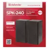 DEFENDER SPK-240 vadu darbvirsmas skaļruņi, 2.0, 6 W RMS, USB barošana, 3.5 mm, melni