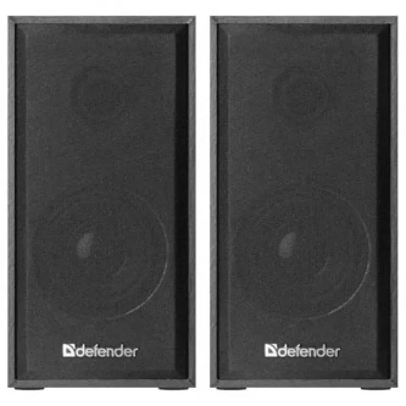 DEFENDER SPK-240 vadu darbvirsmas skaļruņi, 2.0, 6 W RMS, USB barošana, 3.5 mm, melni